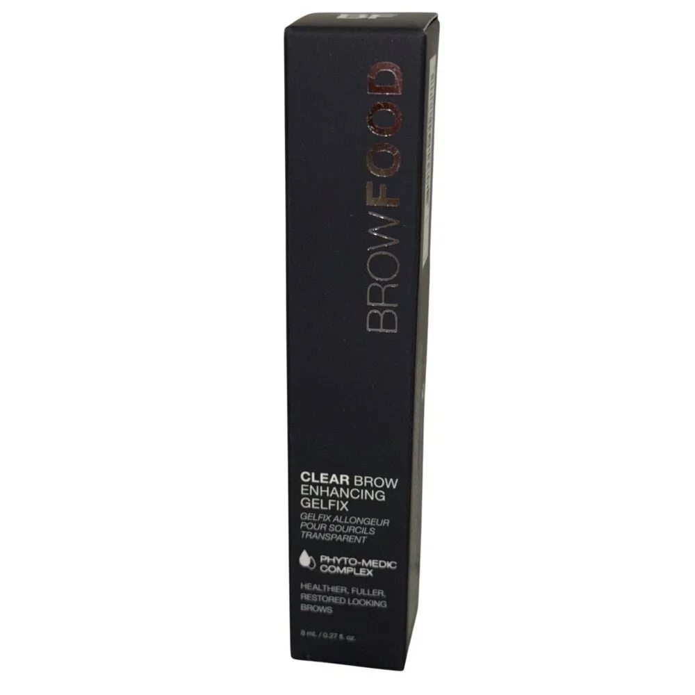 BrowFood Clear Brow Enhancing Gelfix Phyto-Medic Complex Vegan Condition NEW